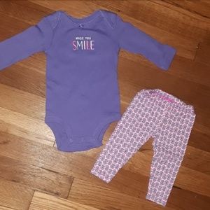 Carters 8 Piece/ 4 Outfit Bundle